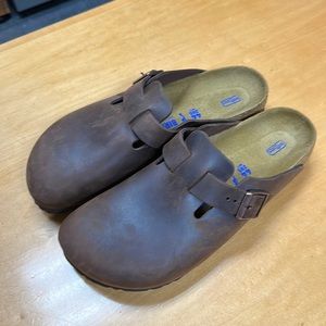 Birkenstock Boston Oiled Leather NWOT sz44